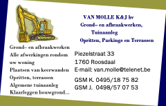 betonwerkbedrijven Sint-Jans-Molenbeek Van Molle K&J